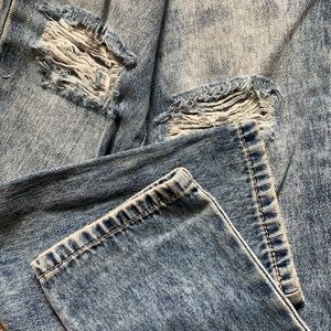 GARAGE HERITAGE RIPPED SKINNY JEANS